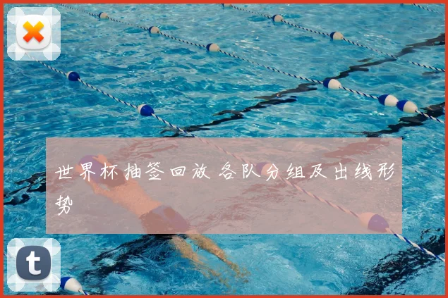世界杯抽签回放 各队分组及出线形势